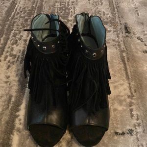 Miranda Fringe Booties